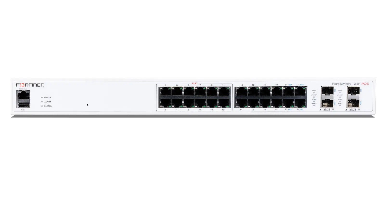 Коммутатор FORTINET FortiSwitch 124F-POE - FS-124F-POE