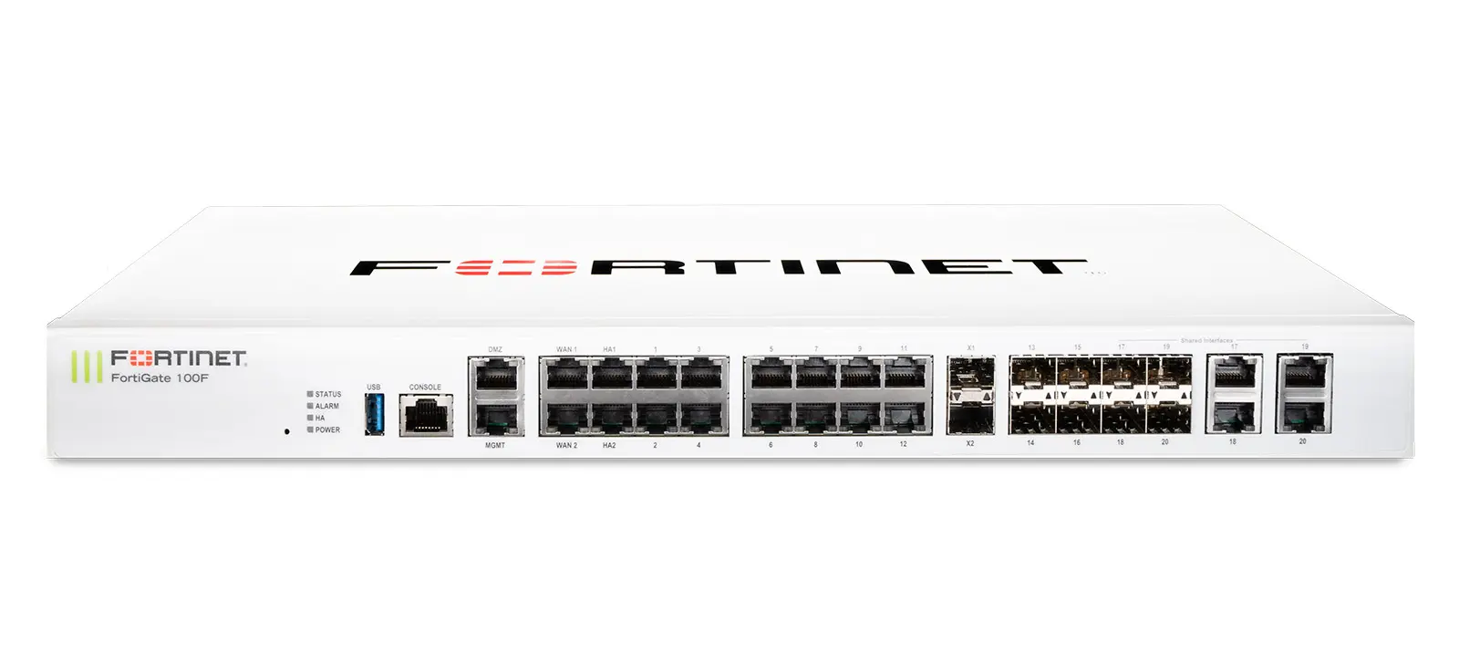 Межсетевой экран FORTINET FortiGate 100F - FG-100F Межсетевой экран FORTINET FortiGate 100F - FG-100F
