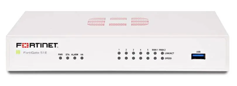 Межсетевой экран FORTINET FortiGate 51E - FG-51E Межсетевой экран FORTINET FortiGate 51E - FG-51E