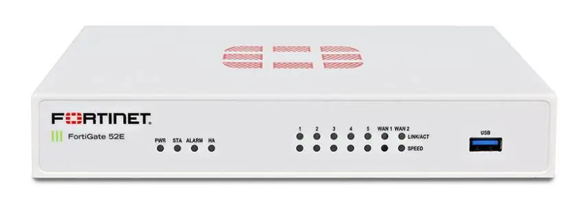 Межсетевой экран FORTINET FortiGate 52E - FG-52E Межсетевой экран FORTINET FortiGate 52E - FG-52E