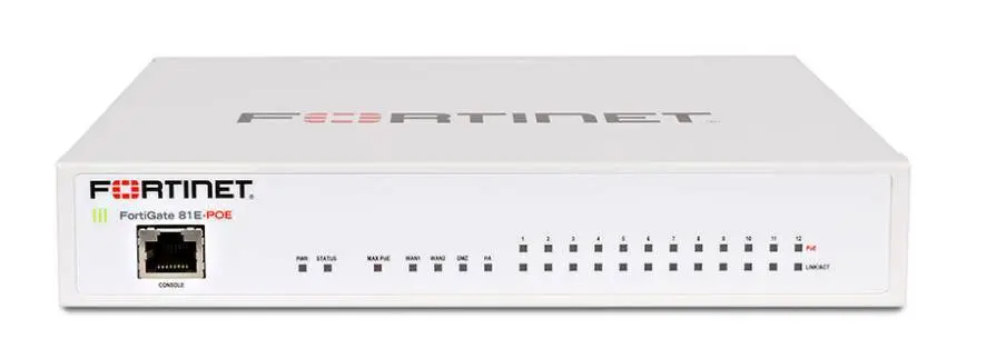Межсетевой экран FORTINET FortiGate 81E Bundle with FortiCare 8x5 and FortiGuard Unified Protection for 1 Year - FG-81E-BDL
